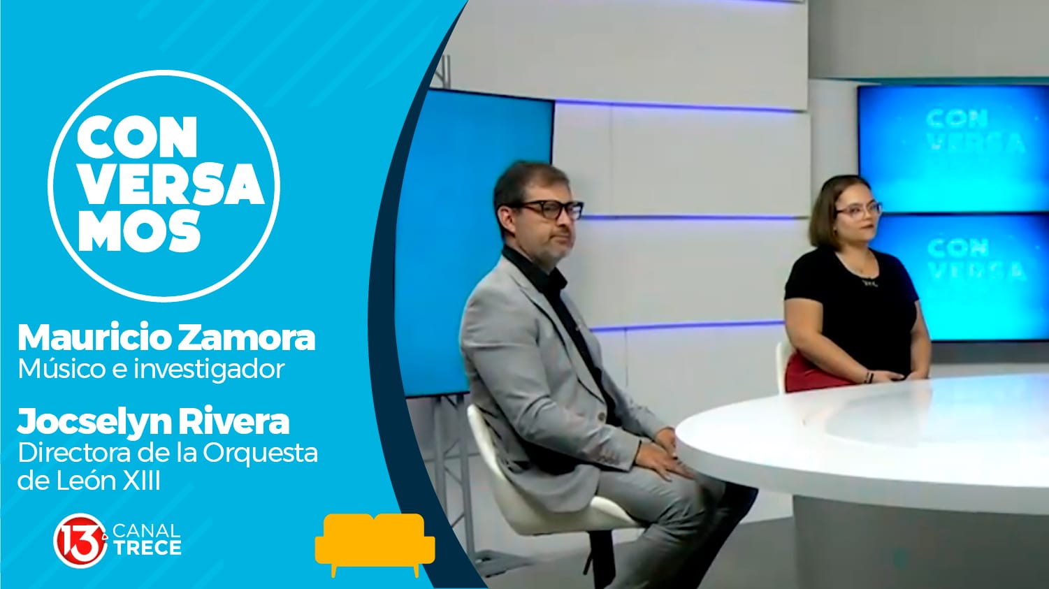 Conversamos con Mauricio Zamora, músico, y Jocselyn Rivera, directora de la Orquesta de León XIII