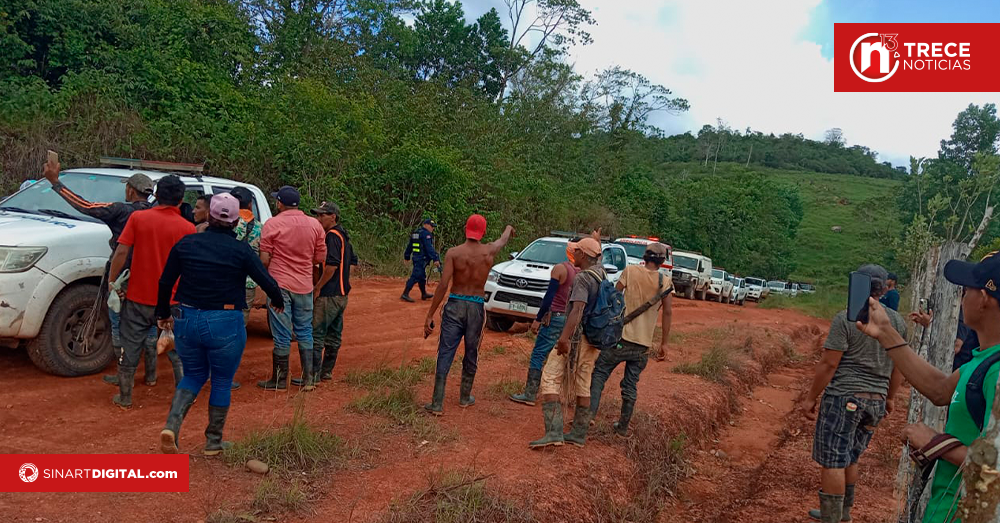 Crisis minera en Crucitas: Coligalleros arrebataron a las autoridades el cadáver de un compatriota