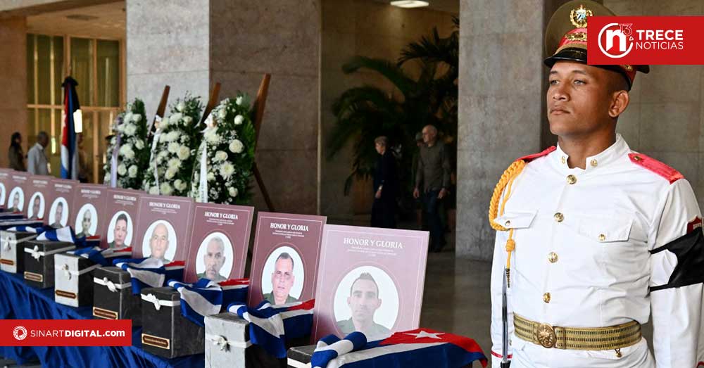 Cuba inicia homenaje a los 32 militares muertos en Venezuela