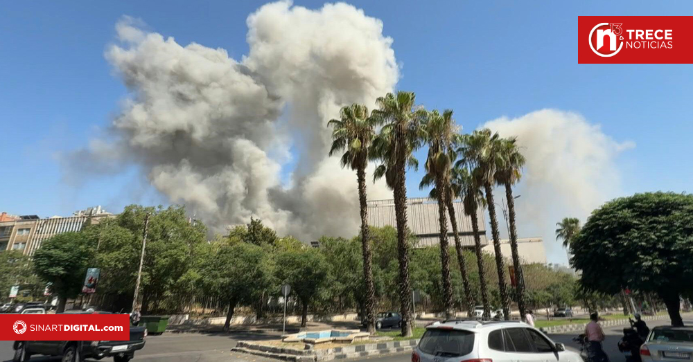 Israel bombardea Damasco y el sur de Siria, en el cuarto día de enfrentamientos en Sweida