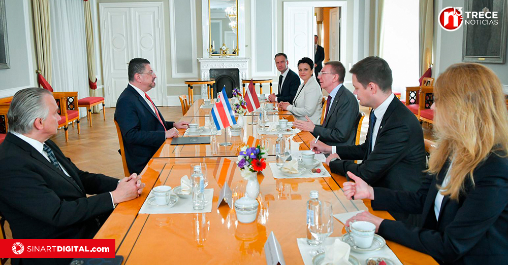 Delegación tica visita por primera vez Letonia tras 20 años de relaciones diplomáticas
