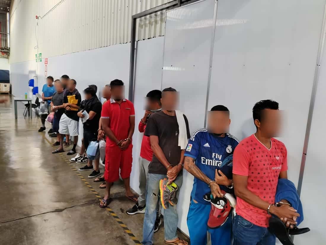 La Policía Profesional de Migración deportó a 13 personas de nacionalidad nicaragüense