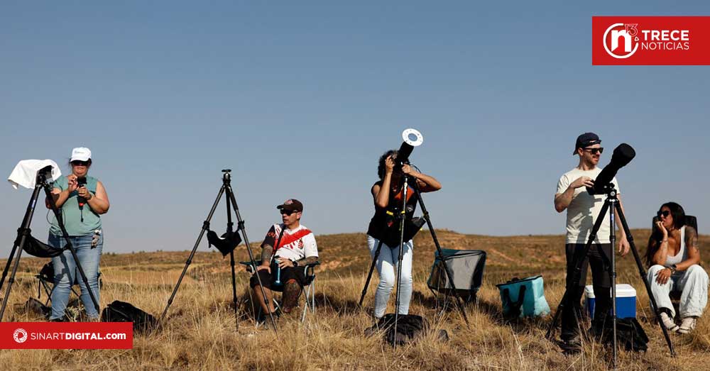 El eclipse solar empieza en los confines del Ártico ruso