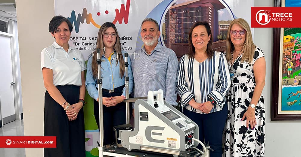 Hospital Nacional de Niños recibe donación de tecnología para pacientes con fallas cardíacas y pulmonares 