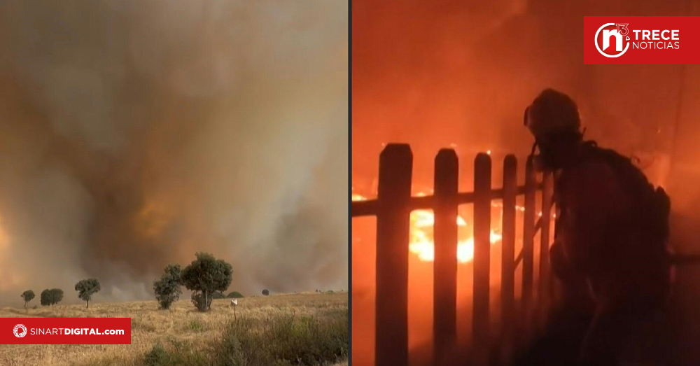 España y Portugal luchan sin descanso contra los incendios