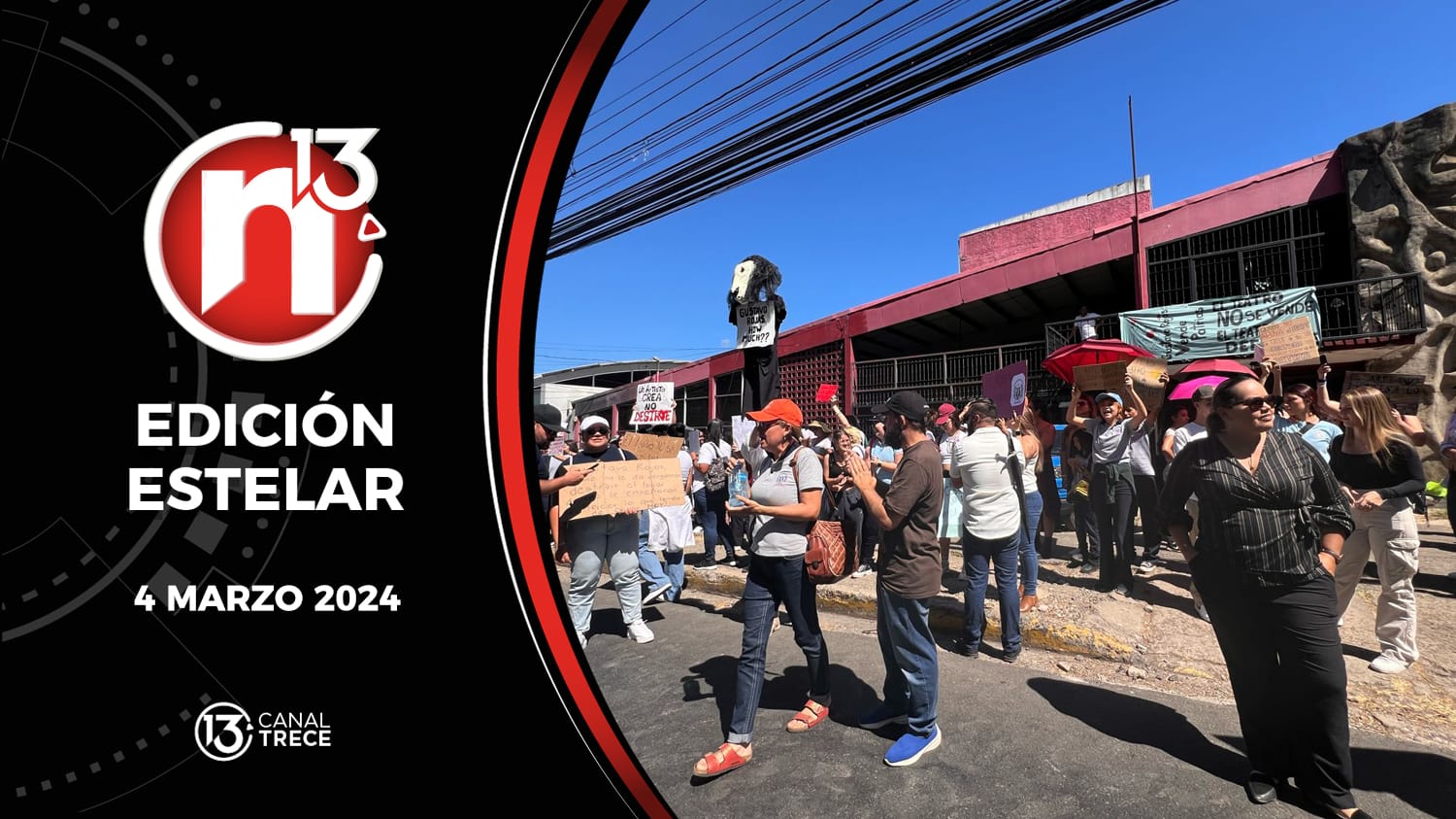 Trece Noticias Edición Estelar 4 marzo 2024. 