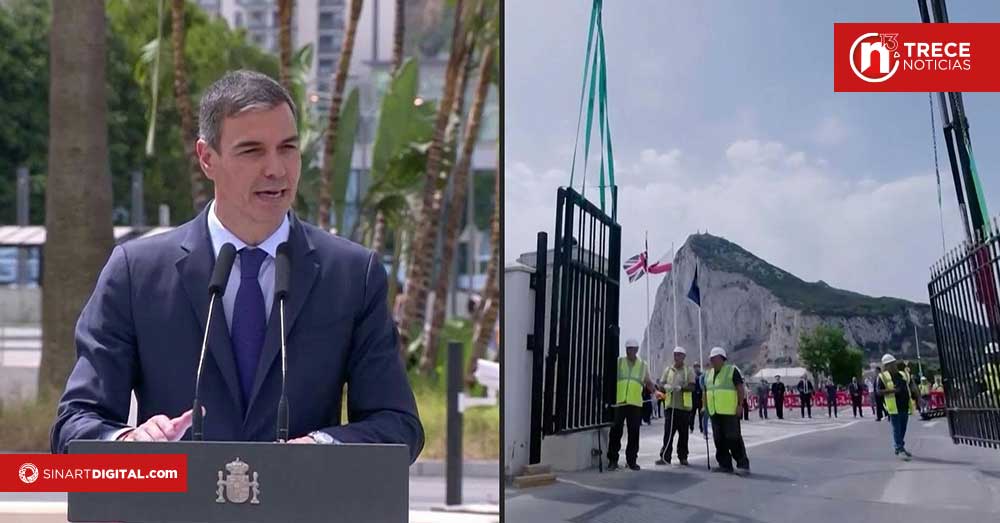 Fin de la frontera cierra la "herida abierta" entre España y Gibraltar, dice Pedro Sánchez