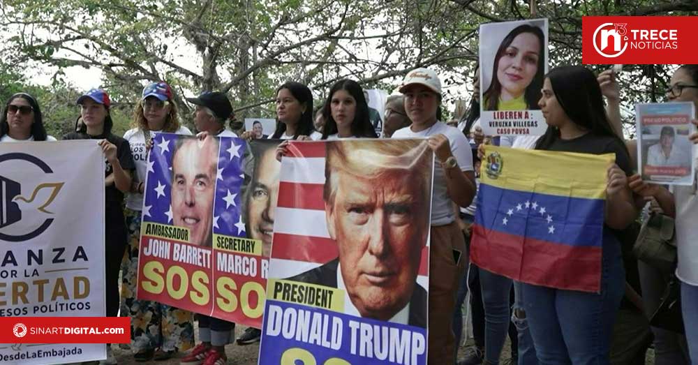 Familiares de presos políticos venezolanos piden ser "escuchados" por Trump