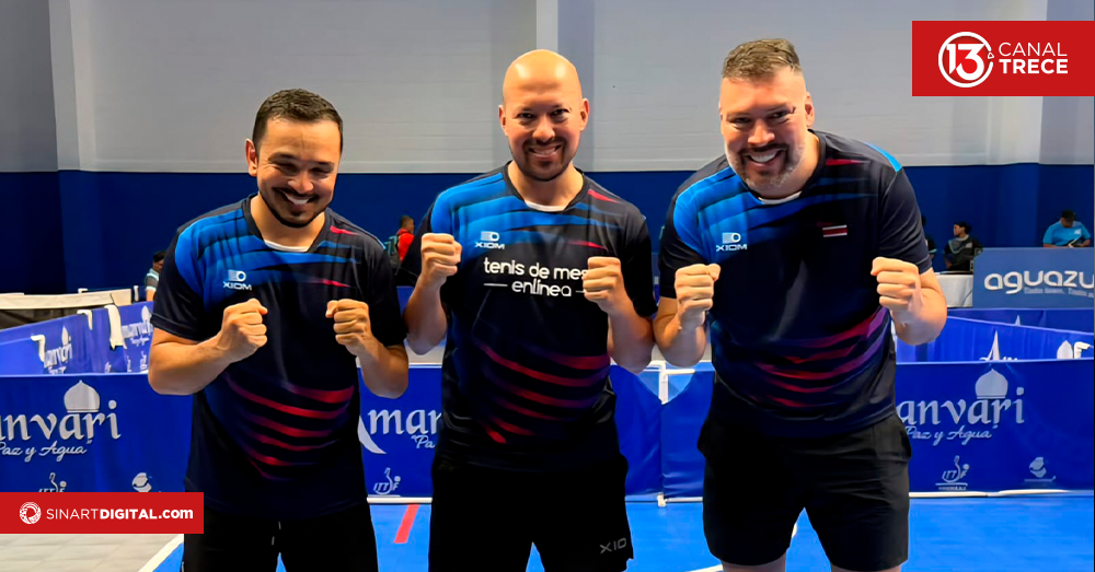 Costa Rica gana dos oros en competencia Máster de Tenis de Mesa