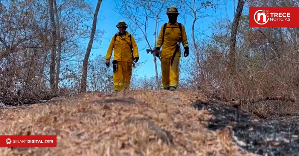 Más de 100 bomberos voluntarios fueron llamados a combatir  incendios forestales