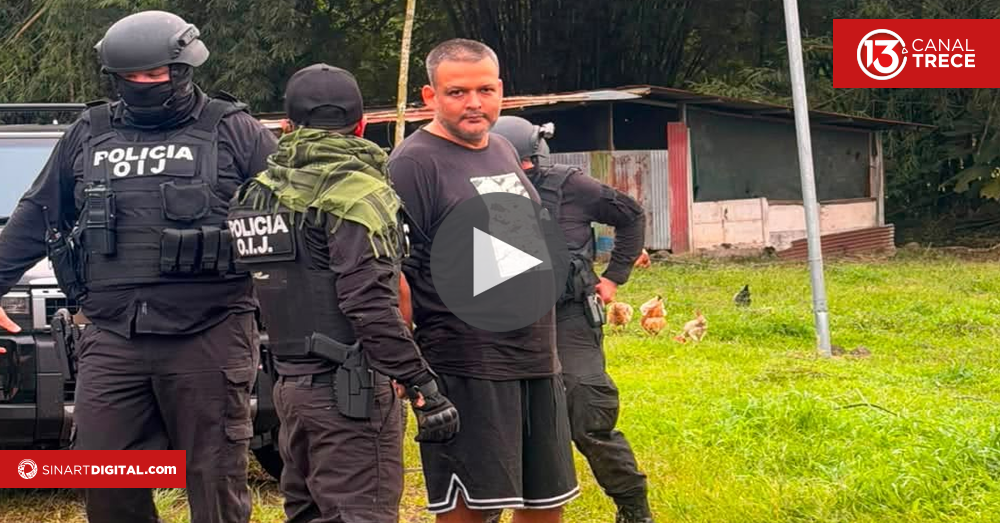 Detienen al hombre más buscado de Costa Rica alías "El Diablo"