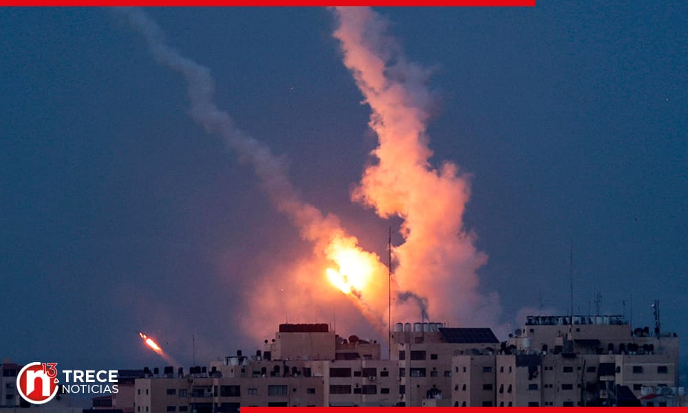 Disparan cientos de cohetes desde Gaza tras nuevos bombardeos israelíes
