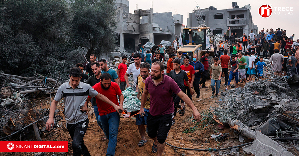 Hamás reporta que hay más de 5.000 muertos por bombardeos de Israel sobre Gaza