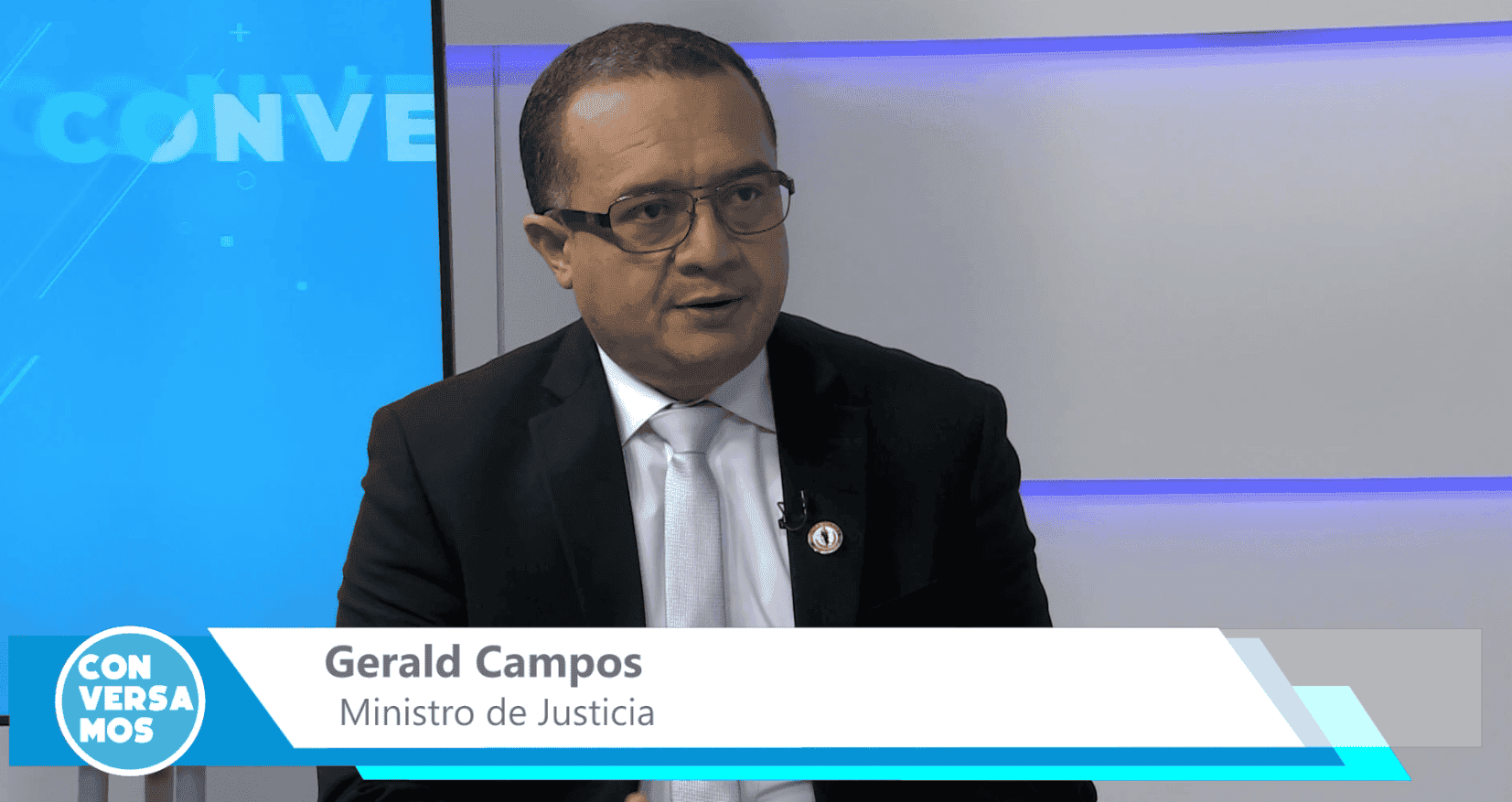 Conversamos con Gerald Campos, ministro de Justicia.