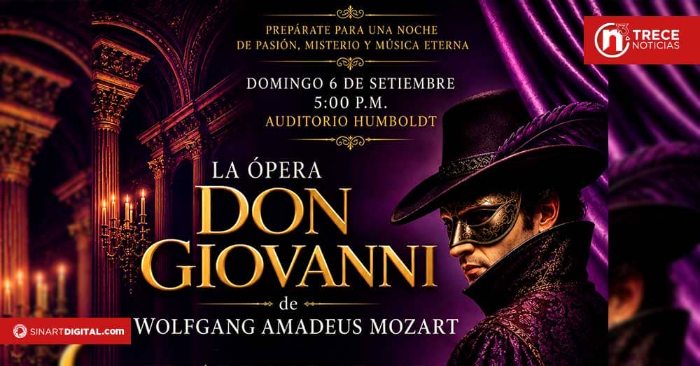 Ópera Don Giovanni se presentará en el Humboldt
