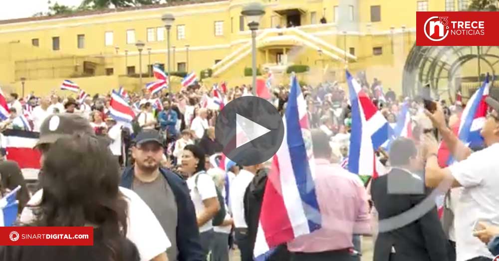 Manifestación en defensa del Poder Judicial y la institucionalidad democrática