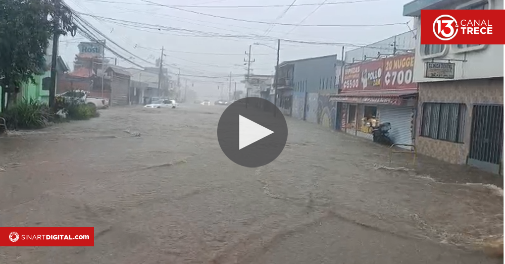 CNE reporta 37 incidentes por fuertes lluvias en el Área Metropolitana