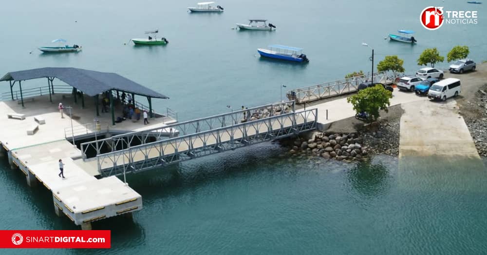 ICT contribuyó con mejoras del Muelle Municipal de Puerto Jiménez