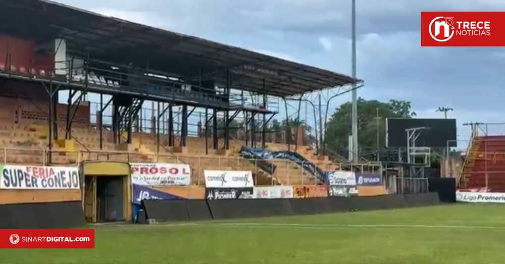 Permiso sanitario del Estadio Lito Pérez en Puntarenas está por vencer