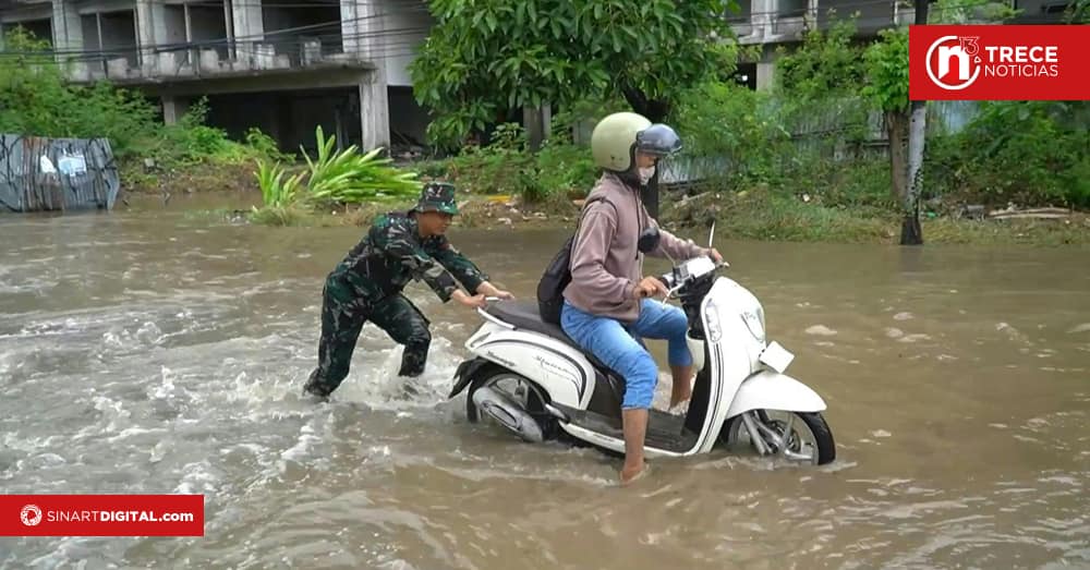 Al menos 23 muertos en inundaciones en Indonesia, según nuevo balance