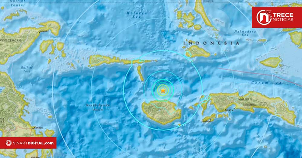 Sismo de magnitud 6,1 en el este de Indonesia (USGS)