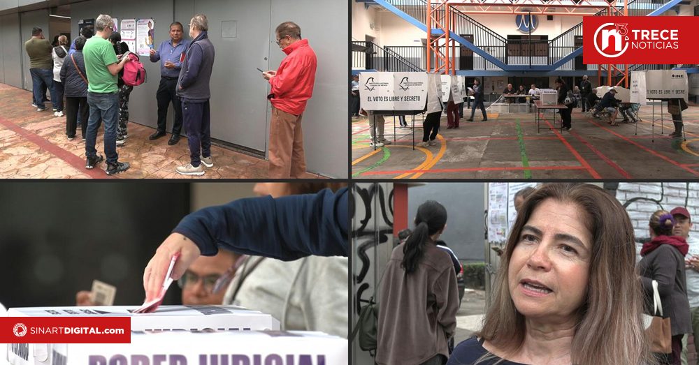 Presidenta de México resta importancia a baja participación en inédita elección de jueces