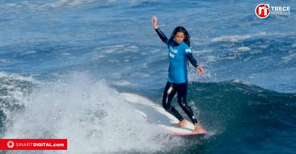Tica Lía Díaz se llevó susto en Santiago de Chile al surfear ola: ¨¡Casi me muero!¨
