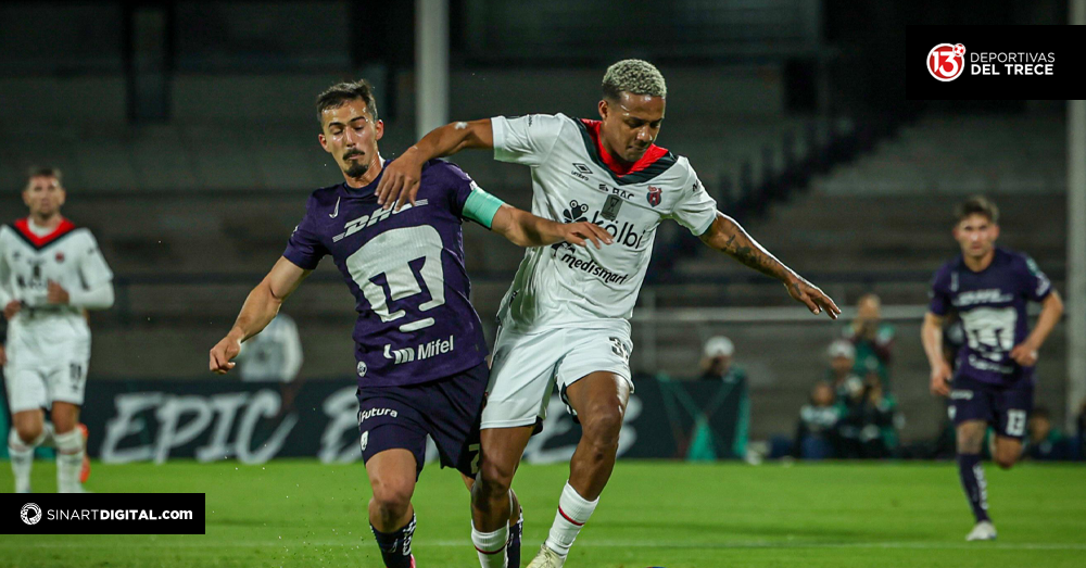 Alajuelense dejó muy cuesta arriba su paso en CONCACAF