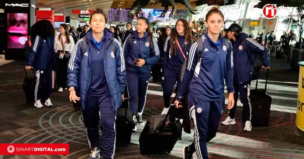 Selección femenina ya está en la sede de su primer juego del mundial 
