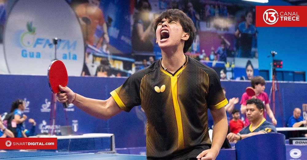 Lucca Lobo clasifica al Mundial Juvenil de Tenis de Mesa en Turquía