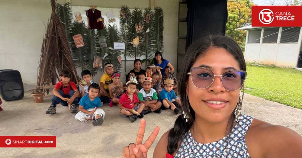 La maestra que cruza un río cada día para llegar a sus 11 estudiantes
