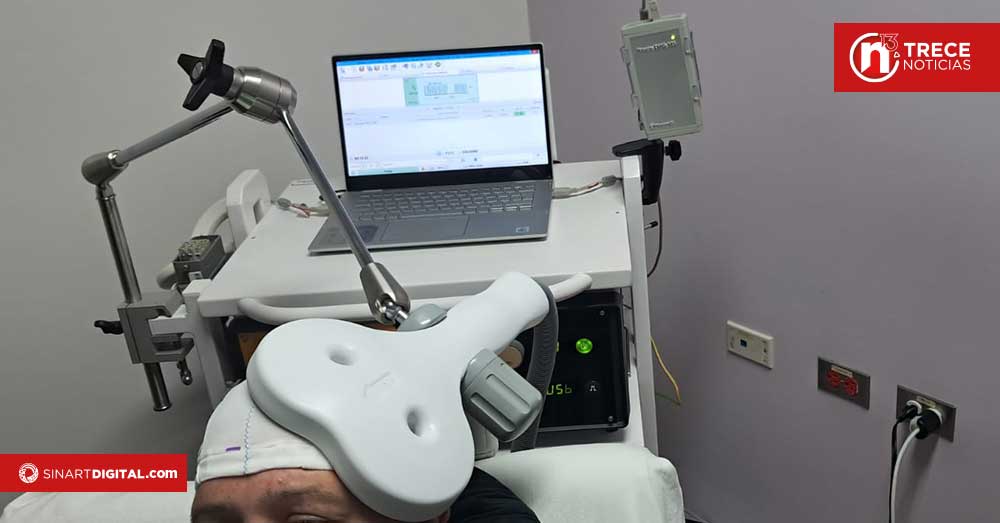 Terapia con estimulación magnética gana espacio en hospital de Salud Mental para tratar depresión resistente