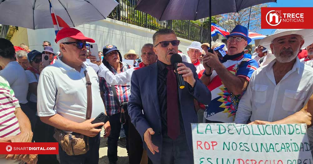 Manifestantes presionan por retiro del ROP