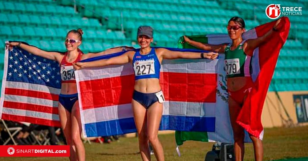 Marchista costarricense Sharon Herrera logró oro en Campeonato Panamericano U-20