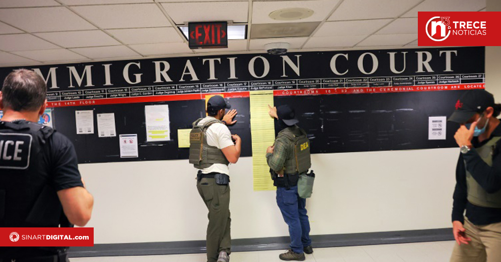 Cacería a la salida de las cortes de inmigración en EEUU