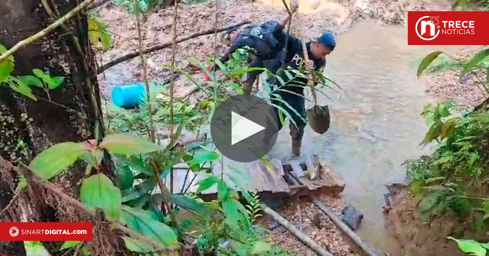 Fuerza Pública detiene a 21 oreros en Crucitas con casi ¢2 millones y drogas