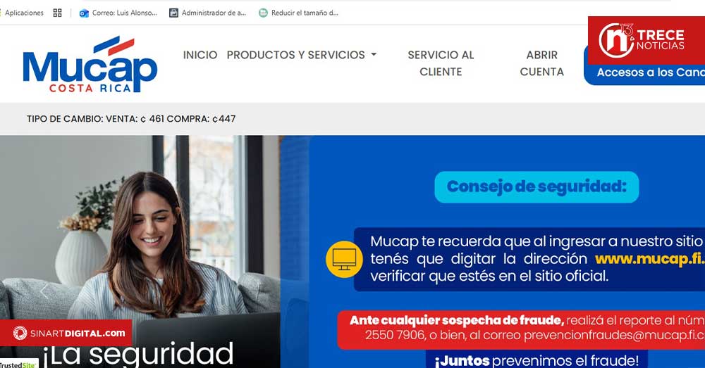 Mucap alerta sobre sitio falso que roba datos bancarios de usuarios