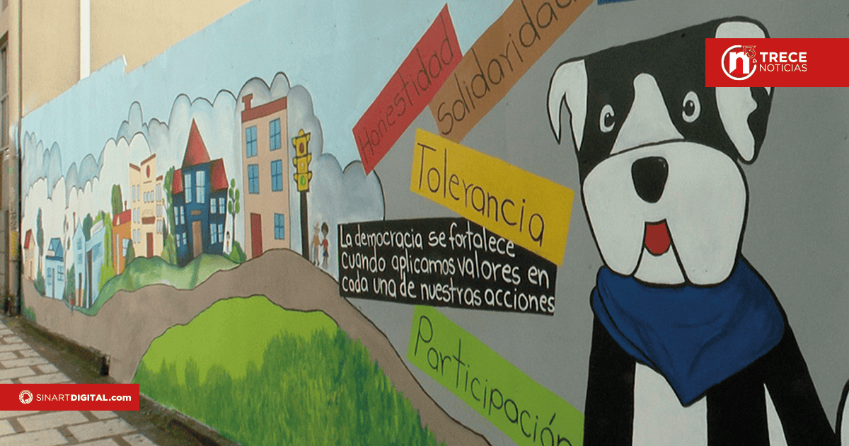 Un mural por la paz y la sana convivencia 