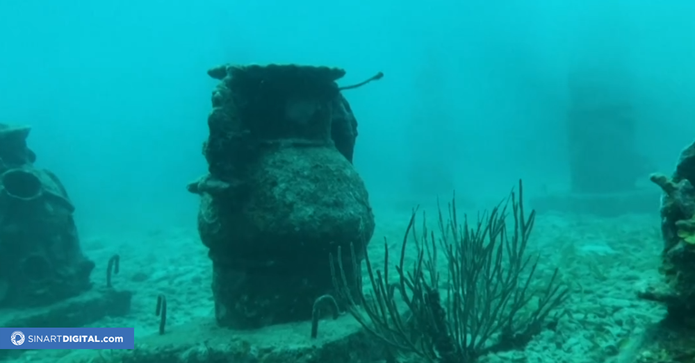 Un museo submarino protege los corales en el Caribe colombiano