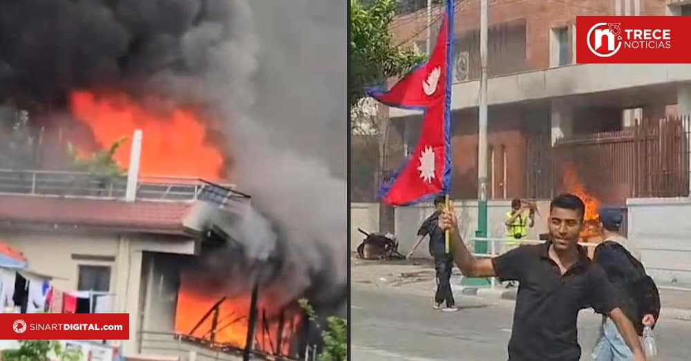Manifestantes queman Parlamento en Nepal pese a la dimisión del primer ministro