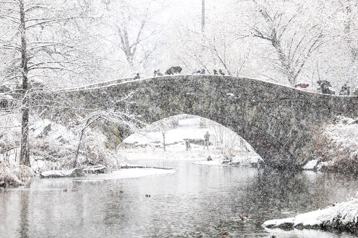 Vuelos cancelados y caos de transporte por tormenta de nieve en Nueva York