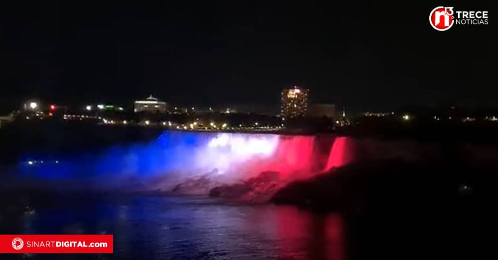 Cataratas del Niágara se teñirán con colores de bandera tica