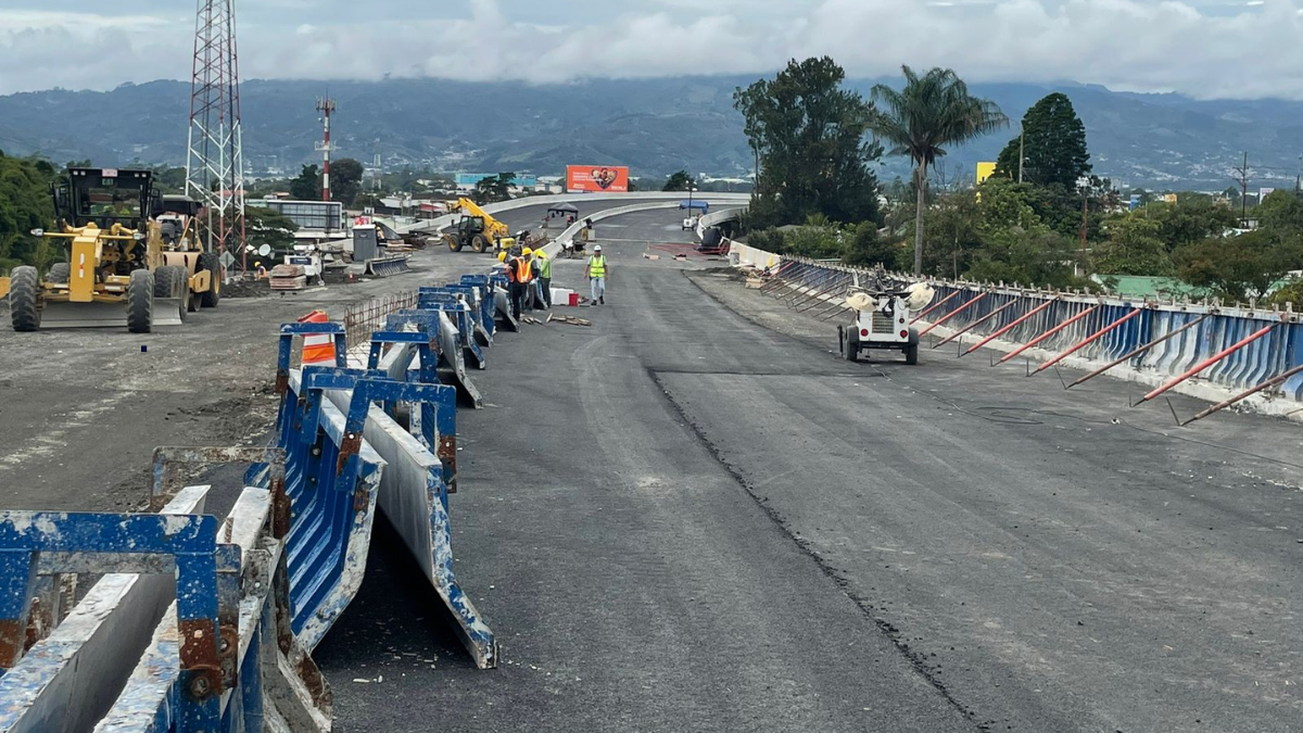 Obras viales entre Taras y La Lima de Cartago mantienen su plazo de finalización