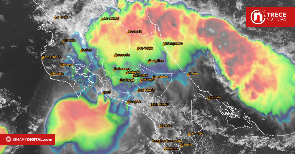 Onda tropical #15 genera lluvias en varias regiones del país