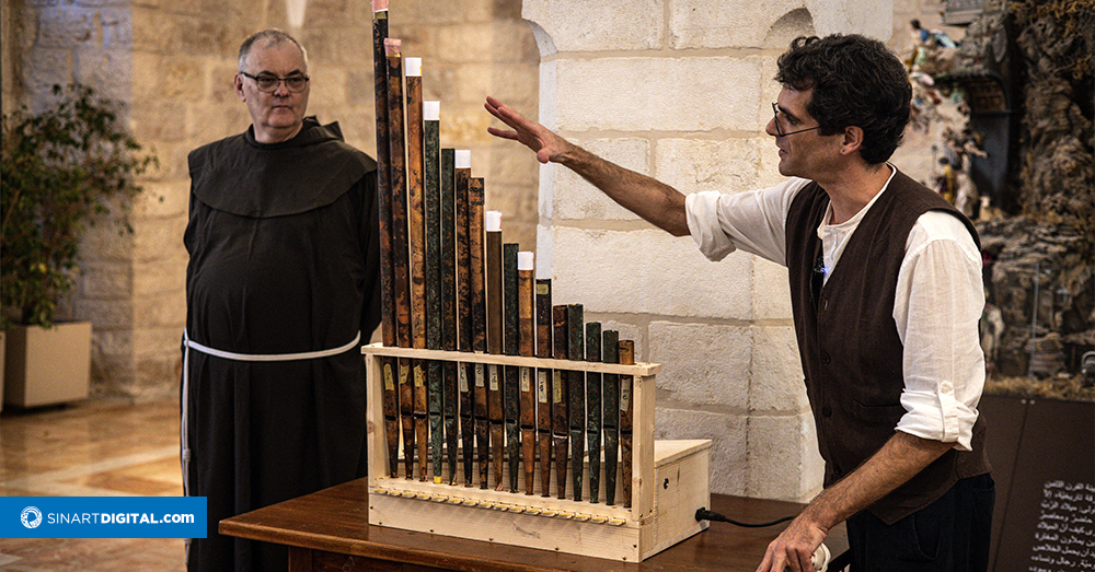 Un órgano de la época de las Cruzadas vuelve a resonar en Jerusalén
