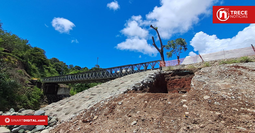 Avanza ampliación del puente sobre el río Pacuar en Pérez Zeledón