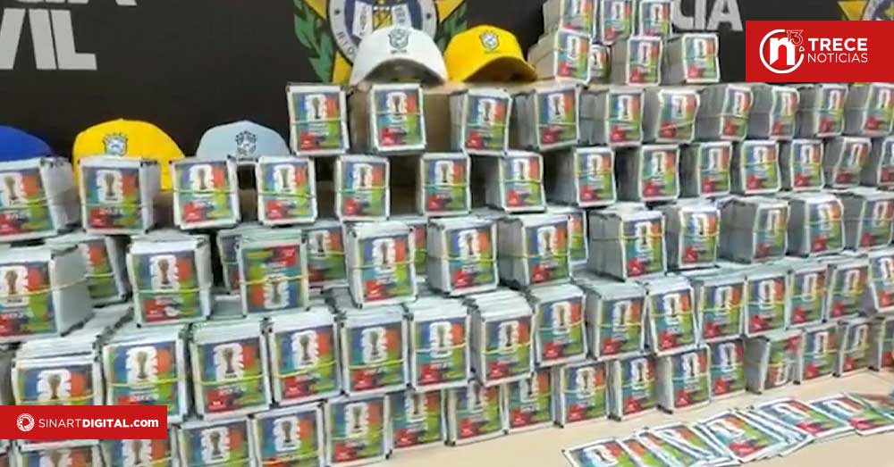 Policía brasileña incauta 200.000 cromos falsos del Mundial 2026