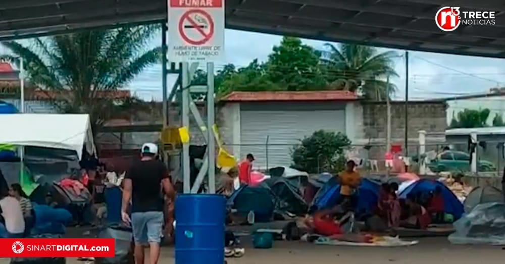 Al menos 2500 migrantes llegan a Paso Canoas provenientes de Panamá