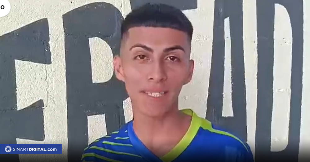 Estudiante Gerald Pastran, del Liceo Diurno de La Cruz