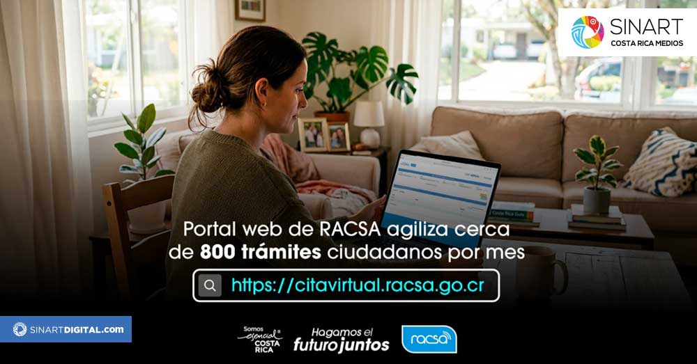 Portal web de RACSA agiliza cerca de 800 trámites ciudadanos por mes